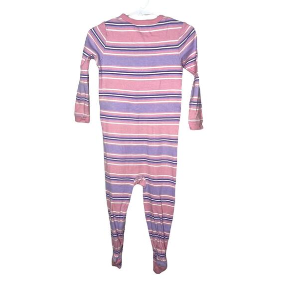 Disney Store Zip Up One Piece Sleeper Footed Striped Thumper Size 2 Year Old - Picture 2 of 7
